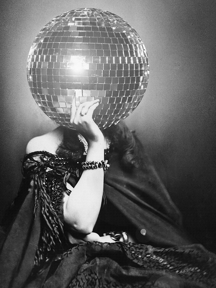 DISCO VINTAGE WOMAN art print by The Art Concept for $57.95 CAD