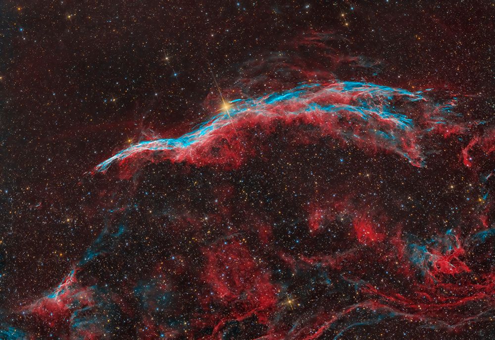 Eastern Veil Nebula art print by Rosa Maria Rodriguez for $57.95 CAD