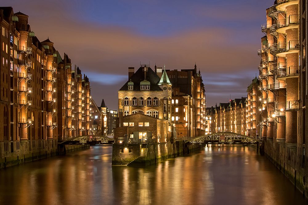 Hamburgs moated castle art print by Ute Jackisch for $57.95 CAD