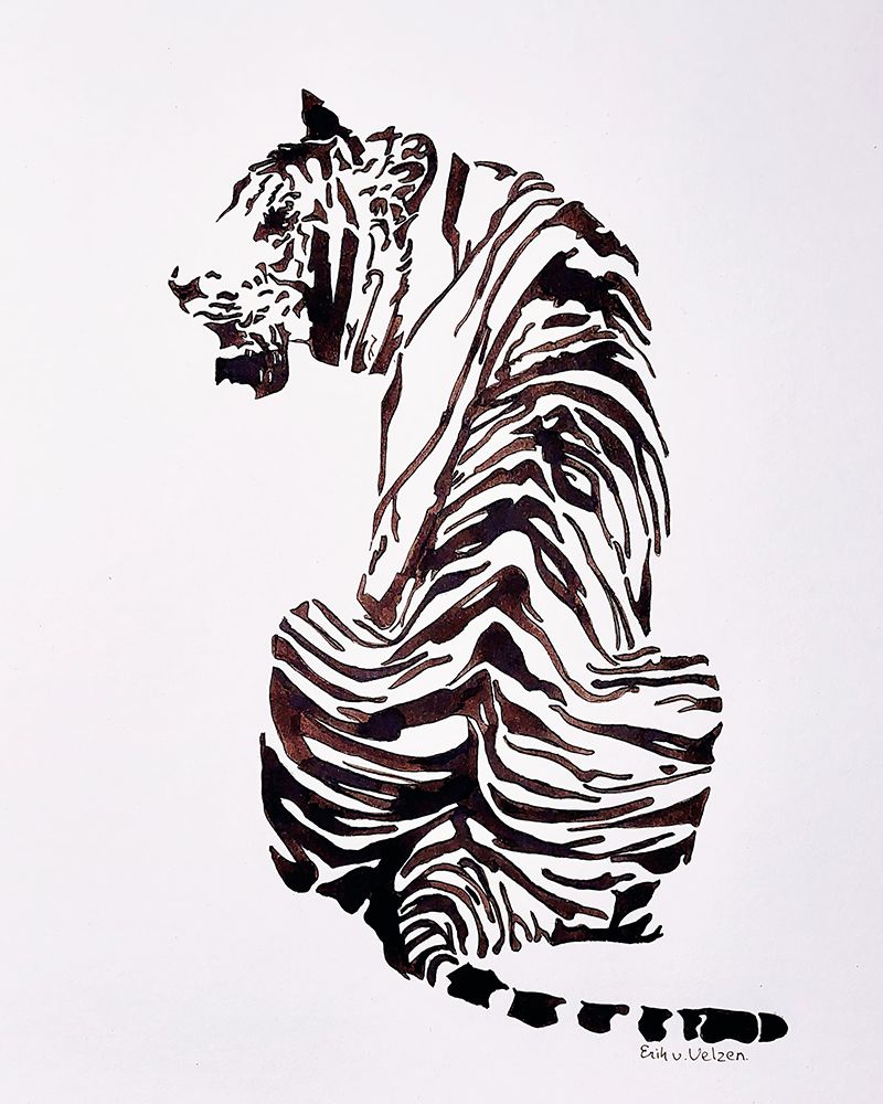 TIGER art print by Erik Van Velzen for $57.95 CAD