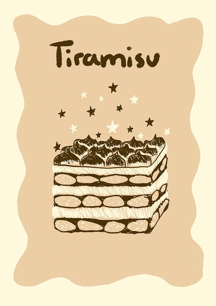 Tiramisu Up art print by Dolci Studio for $57.95 CAD