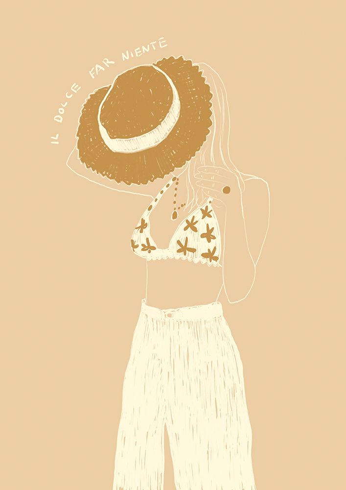 Summergirl Up art print by Dolci Studio for $57.95 CAD