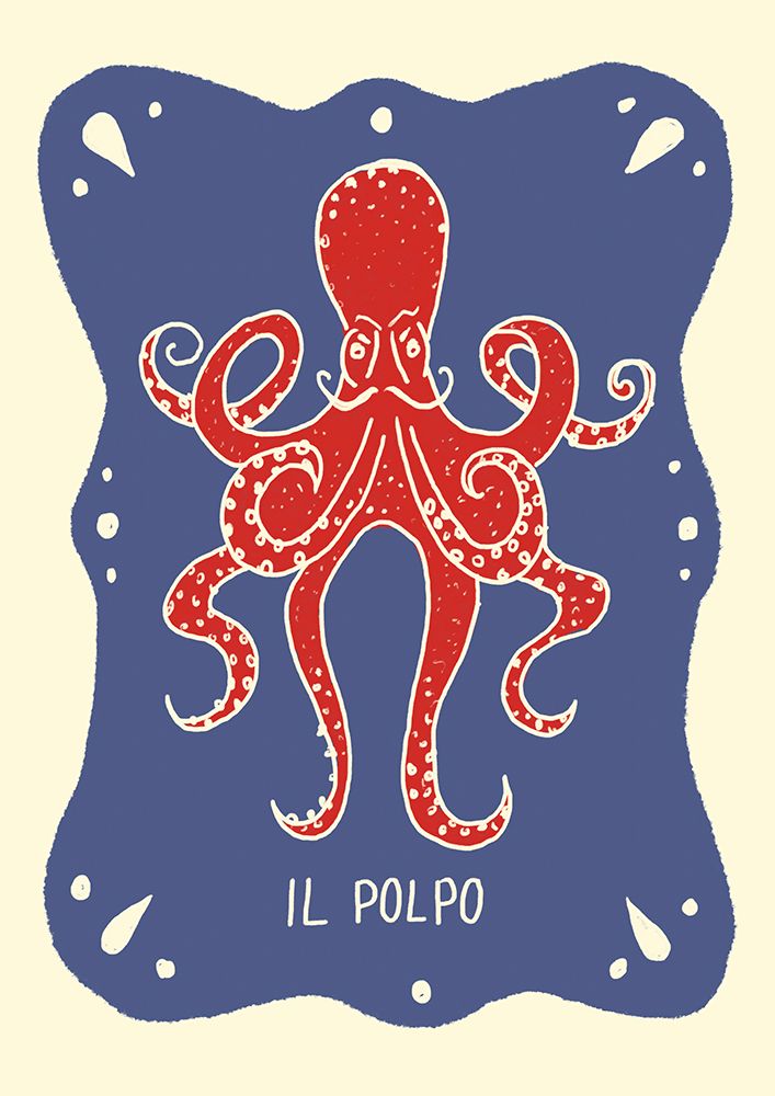 Polpo Up art print by Dolci Studio for $57.95 CAD