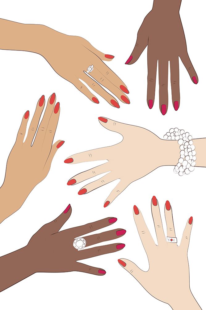 Female Hands art print by Martina for $57.95 CAD