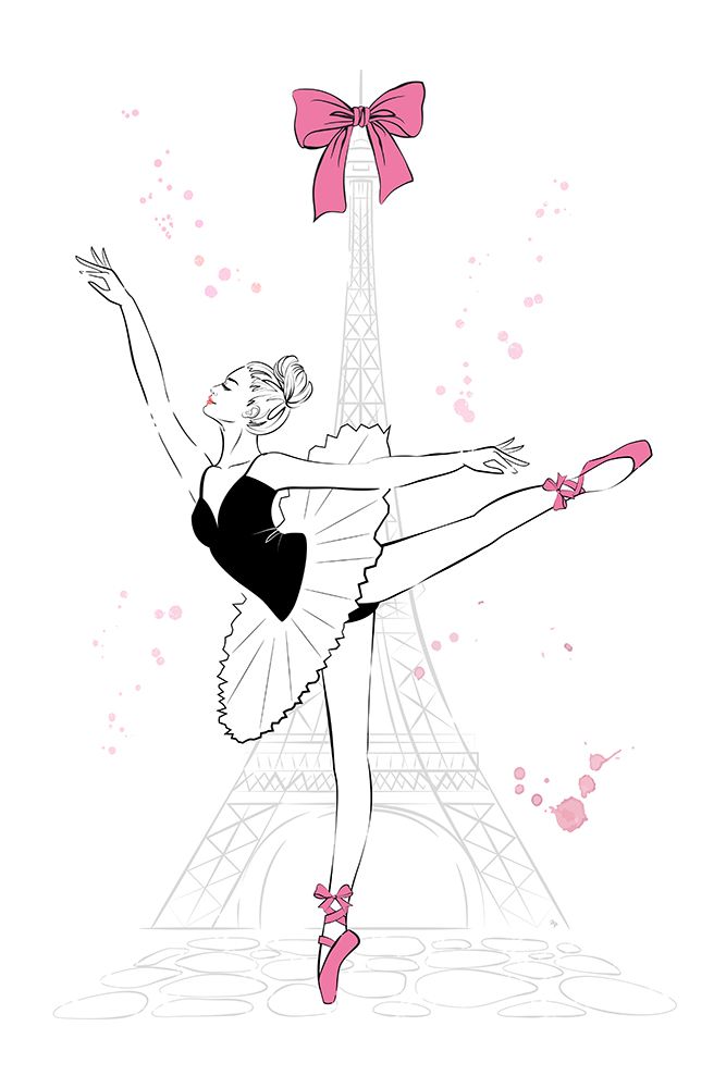 French Ballerina art print by Martina for $57.95 CAD