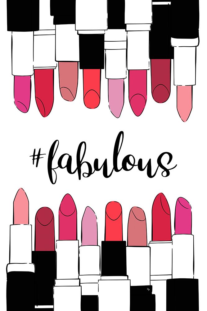 Fabulous Lipsticks art print by Martina for $57.95 CAD