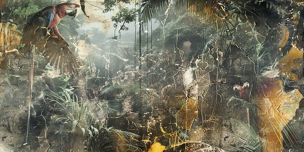 Jungle Animals Art Illustration 07 art print by Rafal Kulik for $57.95 CAD