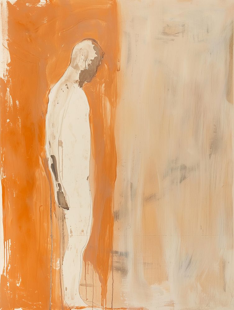 The Man In Orange art print by Mowzu for $57.95 CAD