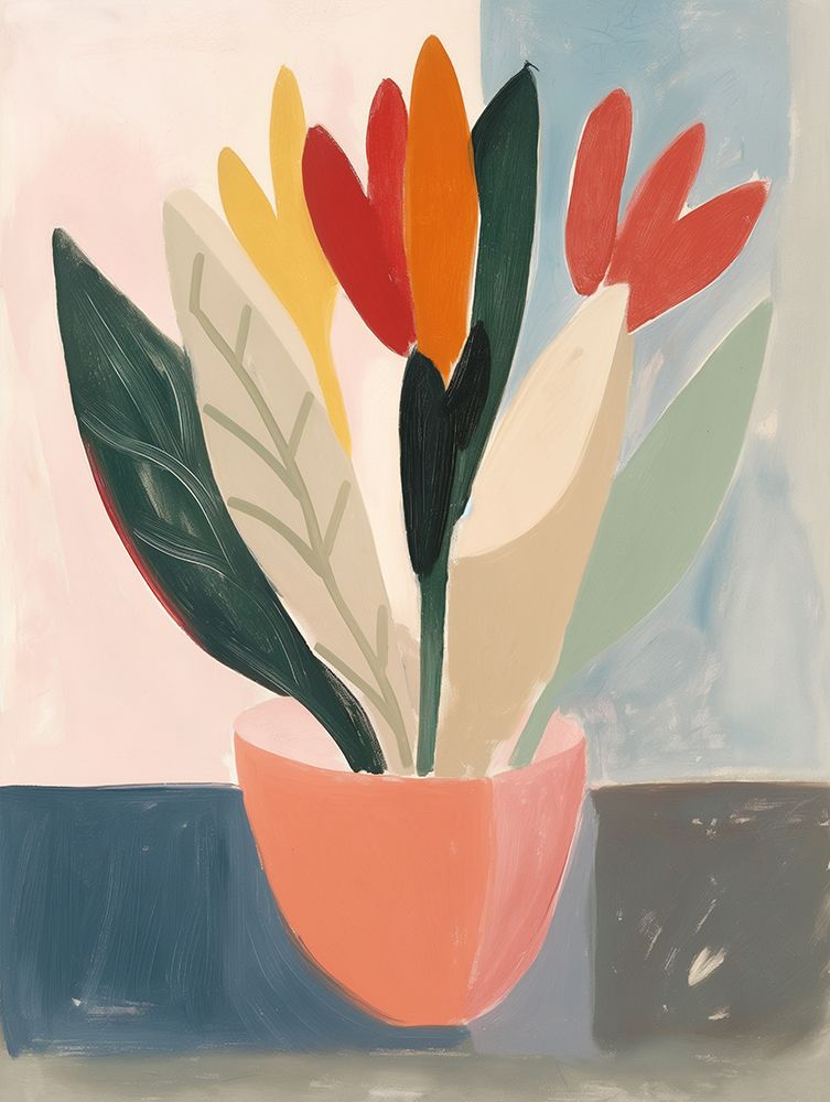 Flowers In a Vase art print by Mowzu for $57.95 CAD