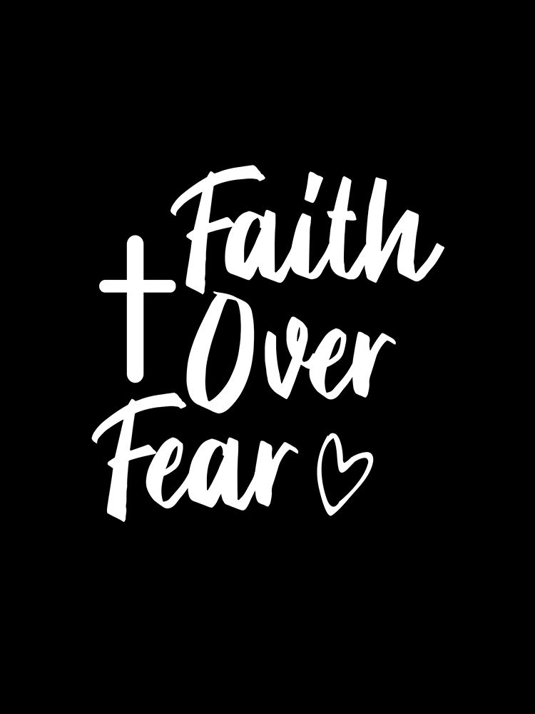 Faith Over Fear art print by Happie Eagle for $57.95 CAD