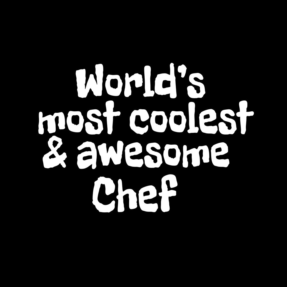 WorldAnd#039;s most coolest and awesome chef art print by Happie Eagle for $57.95 CAD