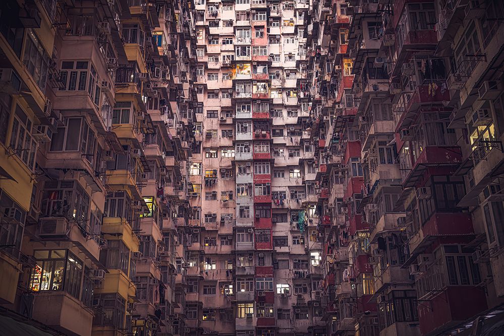HK monster buildings art print by Marco Tagliarino for $57.95 CAD