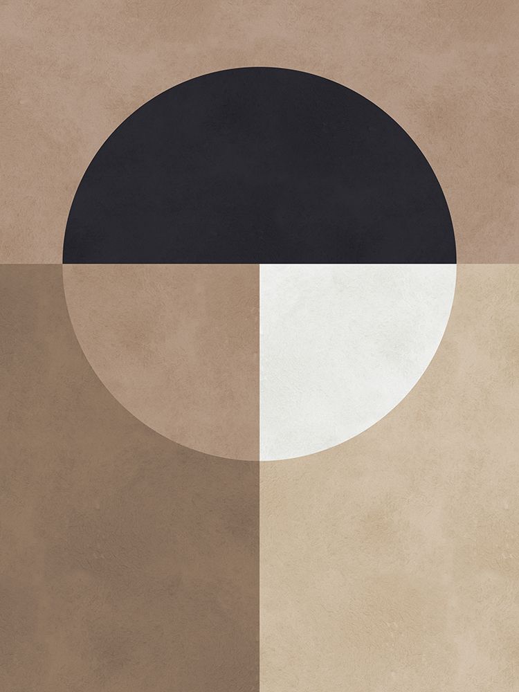 Brown geometry 7 art print by Vitor Costa for $57.95 CAD