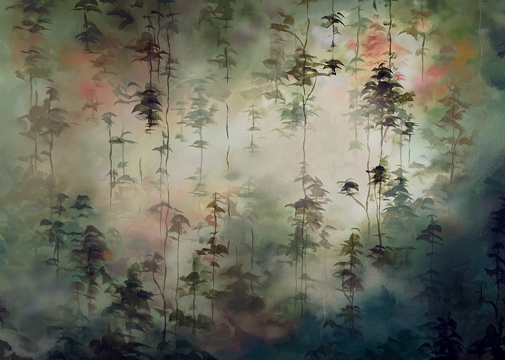 Blazing Woodland Haze art print by Maria Borglund for $57.95 CAD