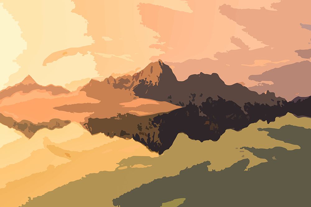 Mountain Journey art print by Designs Vesuvik for $57.95 CAD