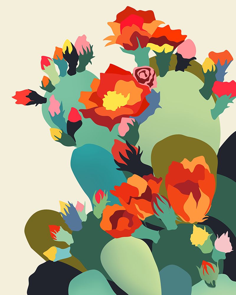 How Cactus Got Its Groove Back art print by Uma Gokhale for $57.95 CAD