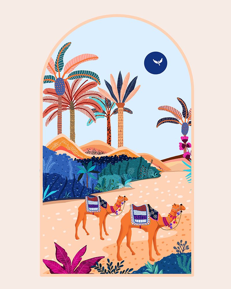 The Arabian Desert art print by Uma Gokhale for $57.95 CAD