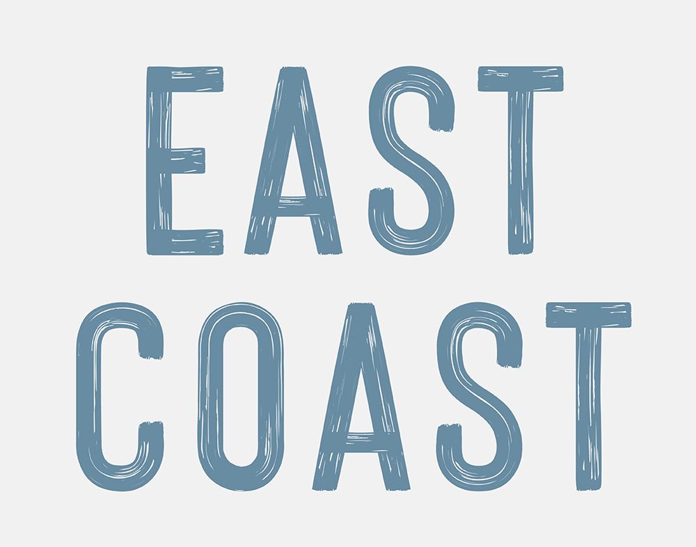 East Coast - Horizontal art print by Jolly and Dash for $57.95 CAD
