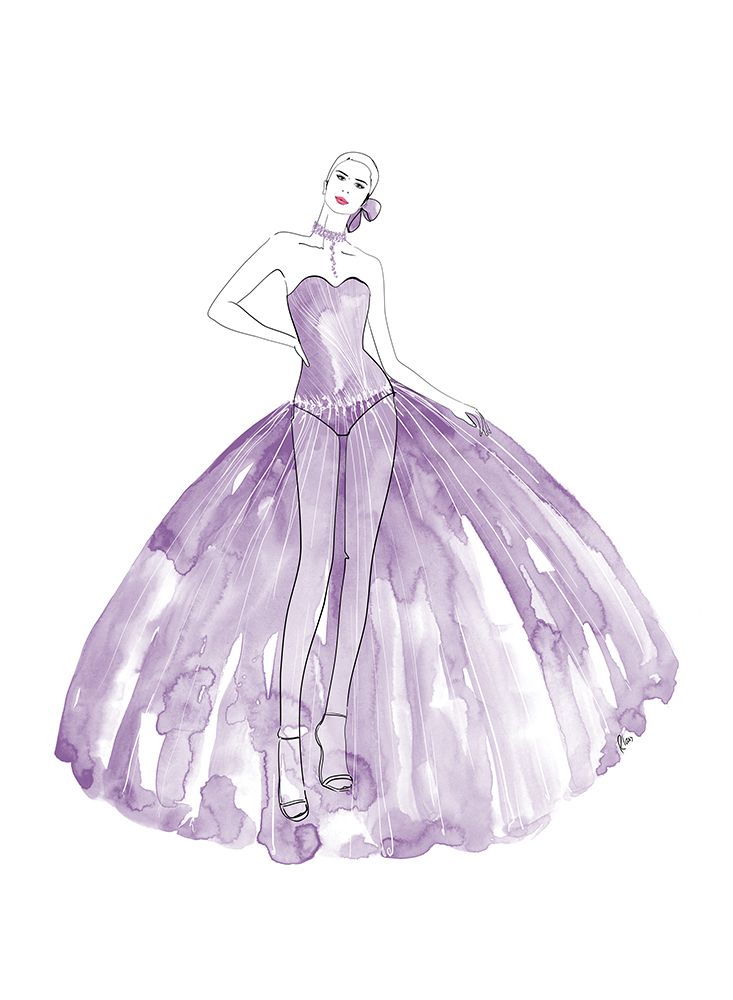 Beren fashion illustration art print by Rosana Laiz Blursbyai for $57.95 CAD