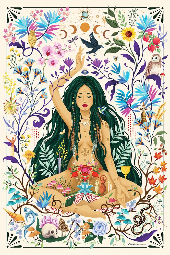 Matriarchal Consciousness art print by Nour Tohme for $57.95 CAD