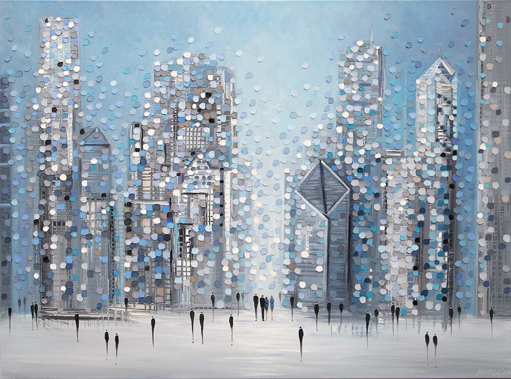 Ermilkina Chicago 36x48 Oil art print by Ekaterina Ermilkina for $57.95 CAD