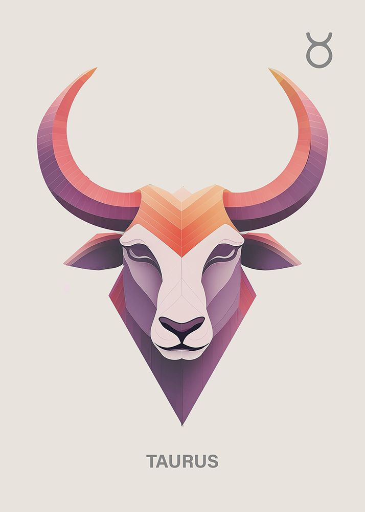 Zodiak Taurus Art art print by Paperago for $57.95 CAD