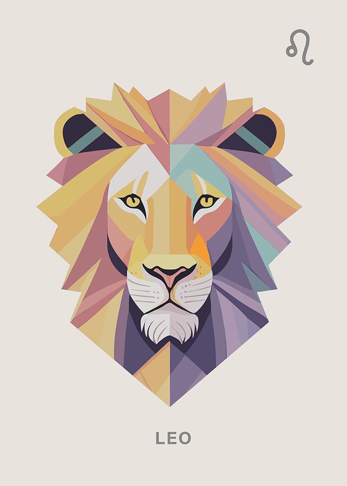 Zodiak Leo Art art print by Paperago for $57.95 CAD