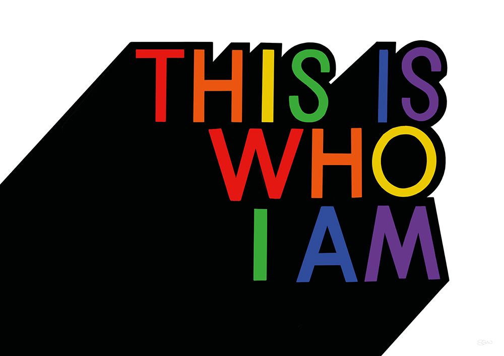 This Is Who I Am Rainbow art print by Sofie Bjorkgren-Nase for $57.95 CAD