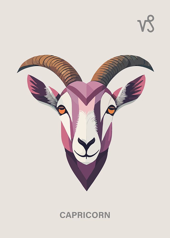 Zodiak Capricorn Art art print by Paperago for $57.95 CAD