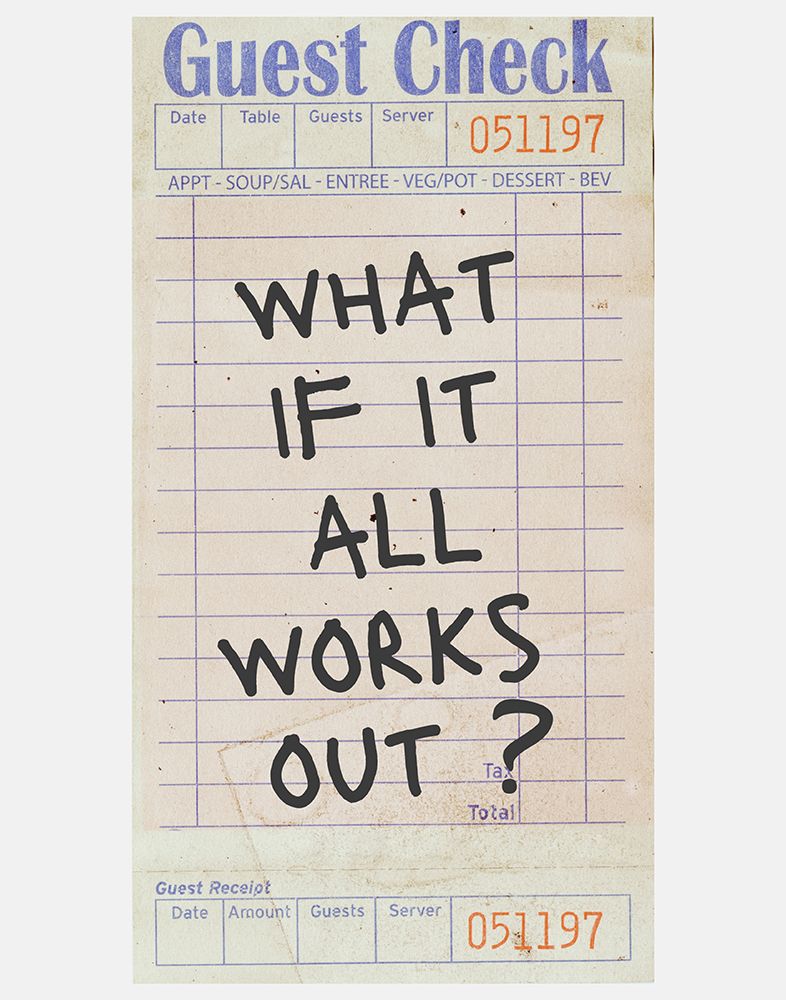 What If It All Works Out art print by Jolly and Dash for $57.95 CAD