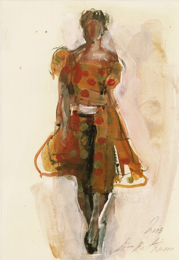 Fashion Illustration V art print by Ute Rathmann for $57.95 CAD