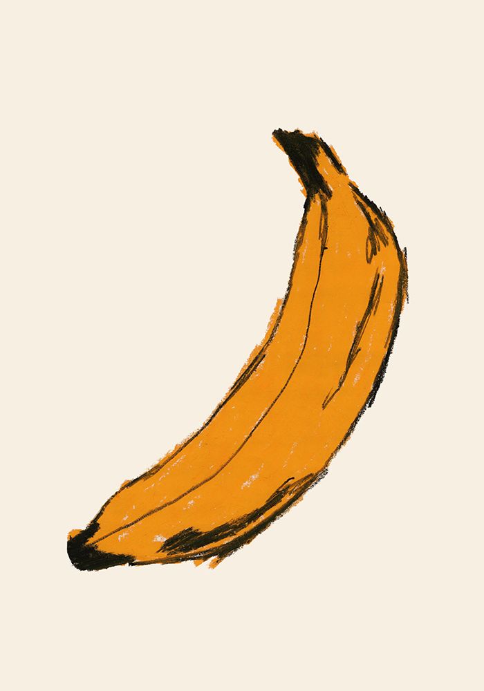 Banana art print by Johanna Klum Nyberg for $57.95 CAD