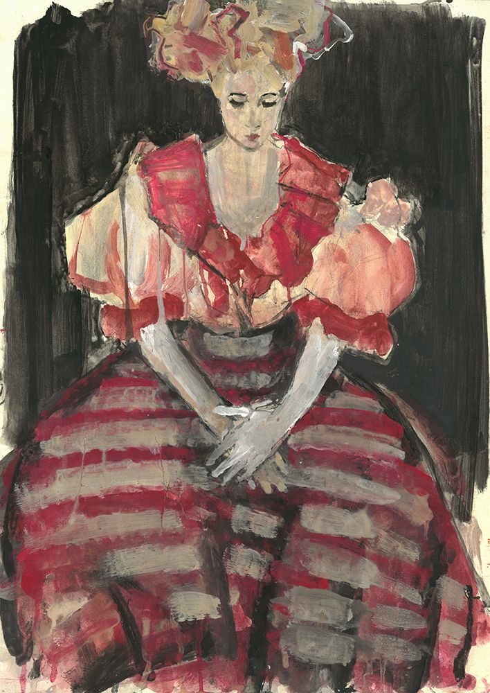 Hommage An Frida Kahlo XV art print by Ute Rathmann for $57.95 CAD