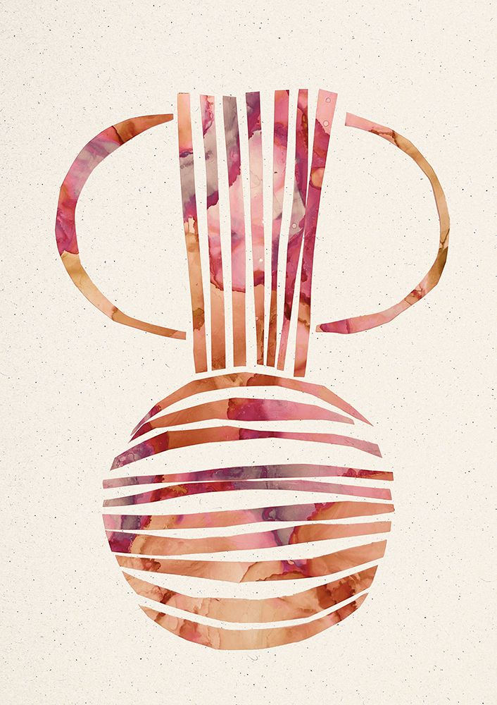 04 Retro Vase Lilaxlola art print by Lola Peacock for $57.95 CAD