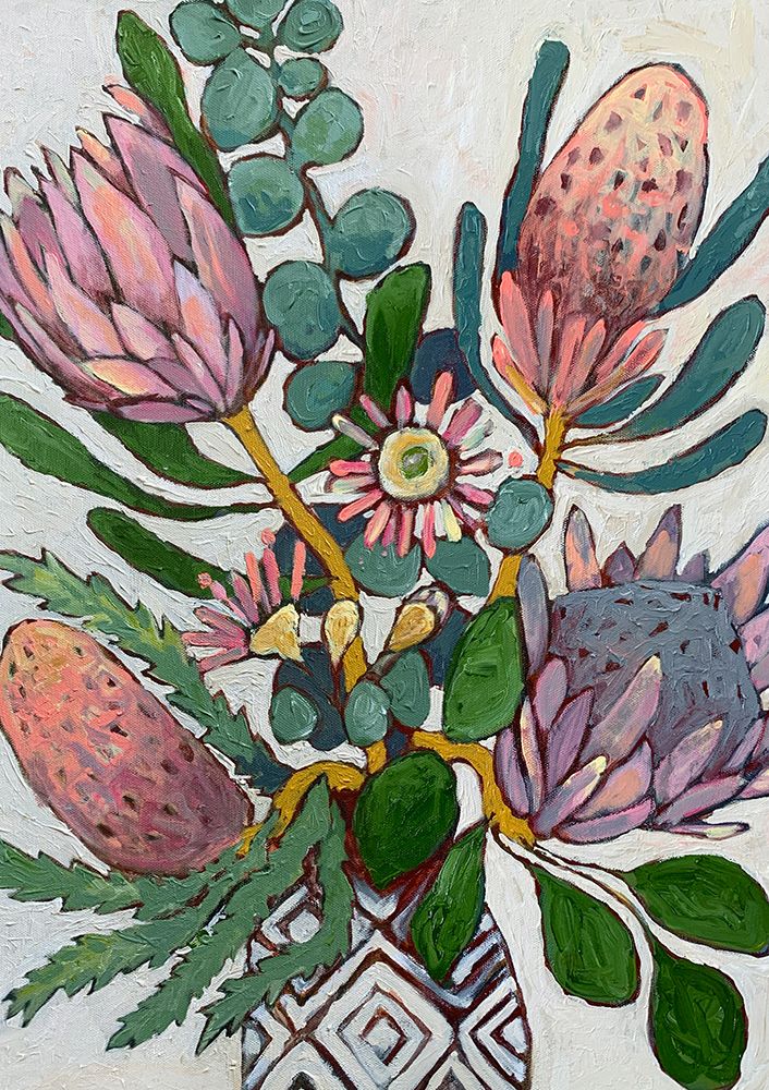 04 Protea Lilaxlola art print by Lola Peacock for $57.95 CAD