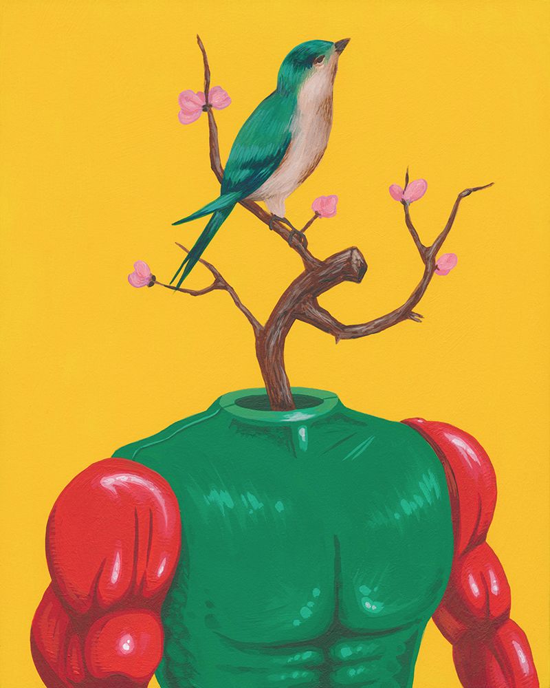 Tweety Mc Tweet Face art print by Famous When Dead for $57.95 CAD