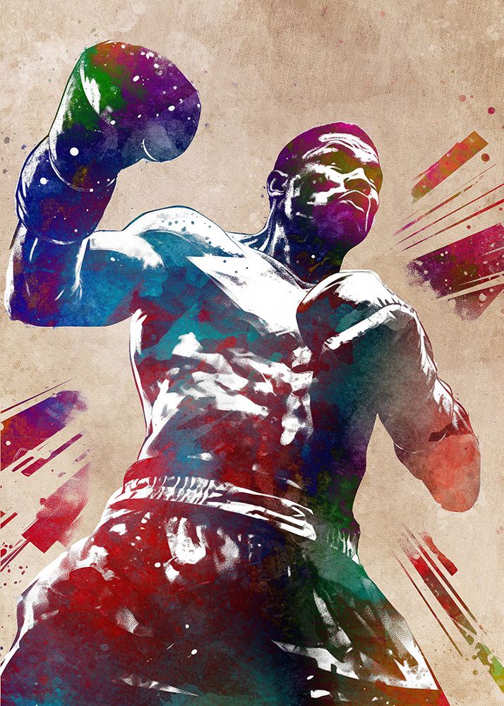 Sport Boxing 1t art print by Justyna Jaszke for $57.95 CAD