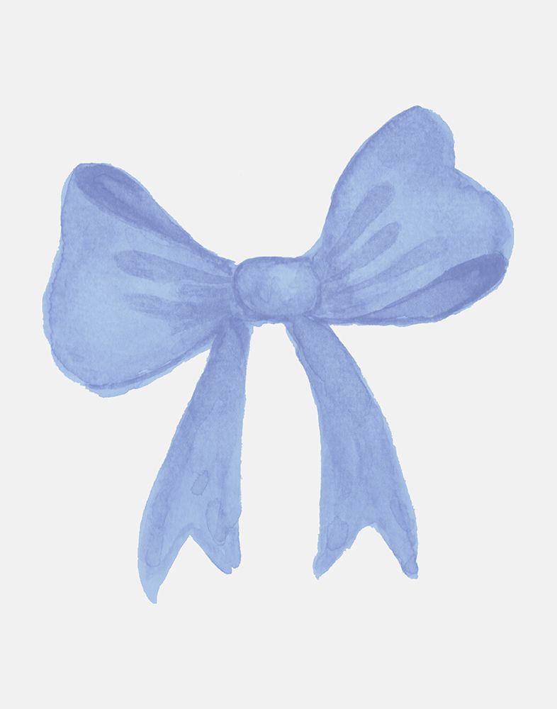 Blue Bow art print by Jolly and Dash for $57.95 CAD