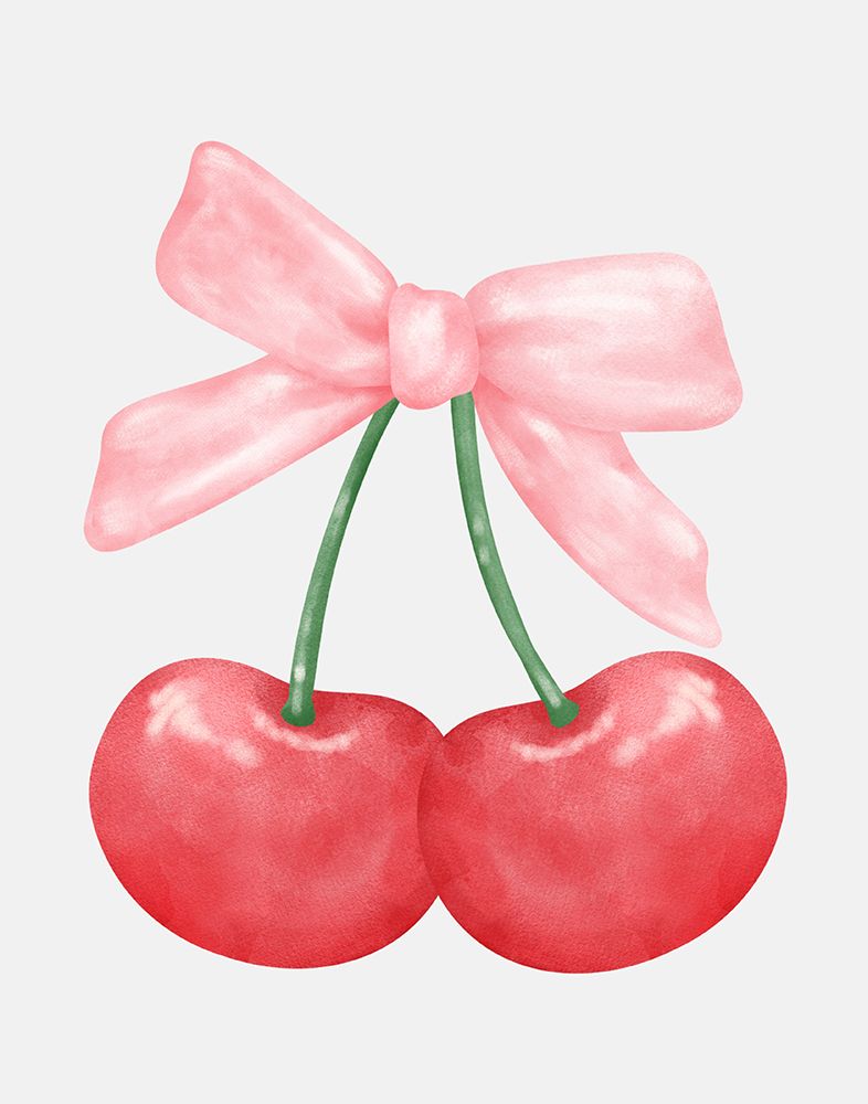 Red Cherries art print by Jolly and Dash for $57.95 CAD