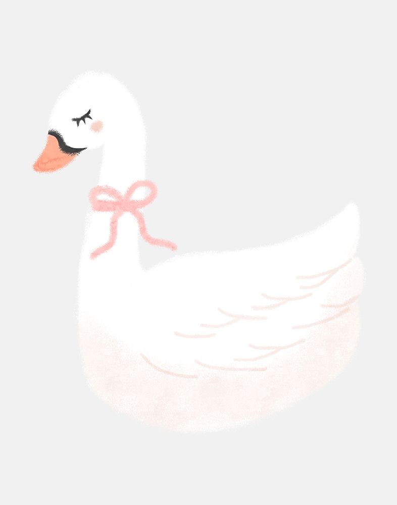 Swan art print by Jolly and Dash for $57.95 CAD