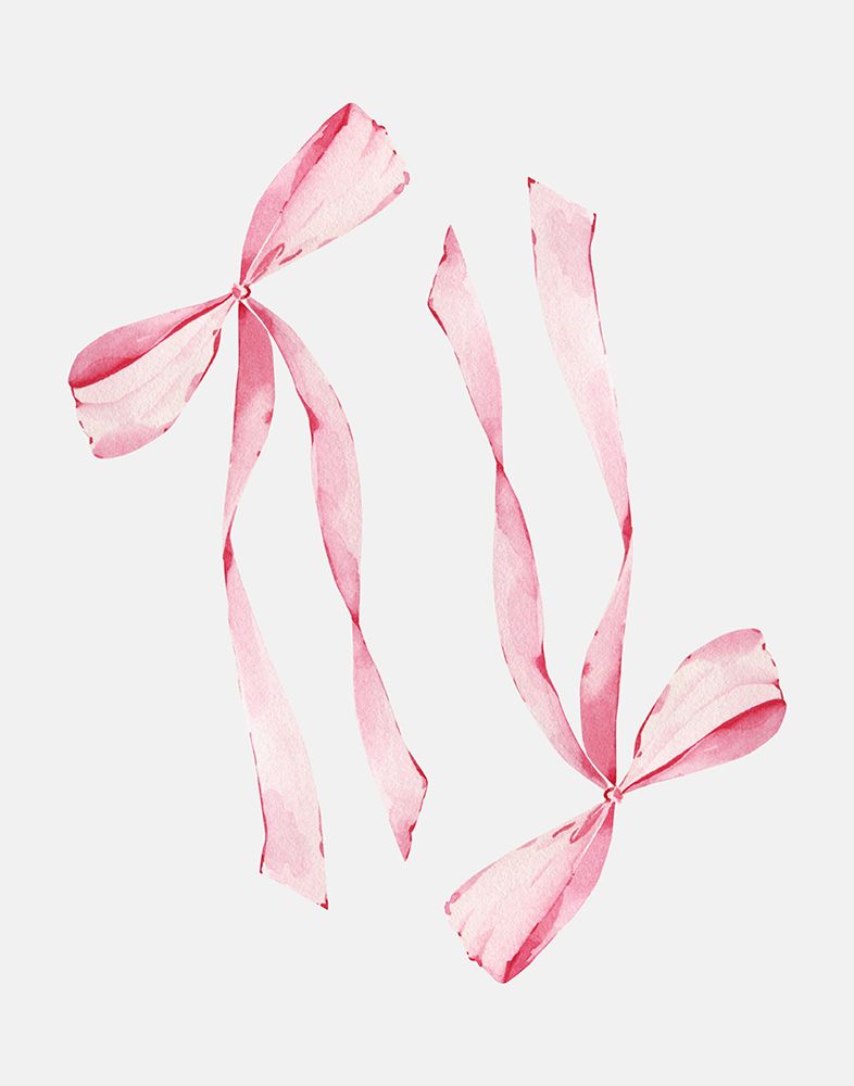 Two Pink Bows art print by Jolly and Dash for $57.95 CAD