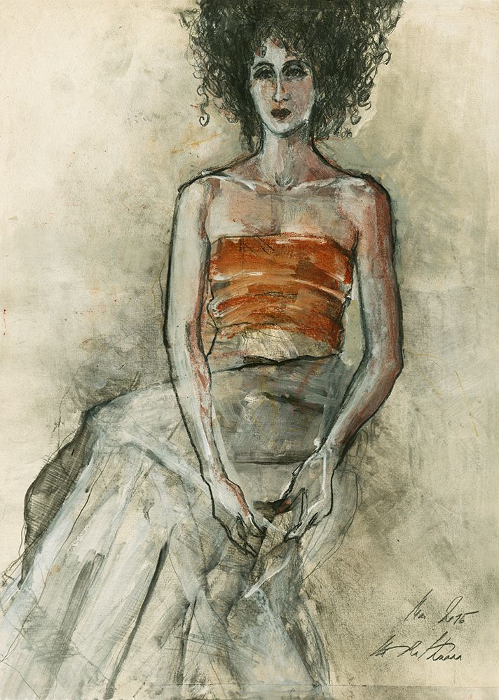 Hommage An Leonor Fini I art print by Ute Rathmann for $57.95 CAD