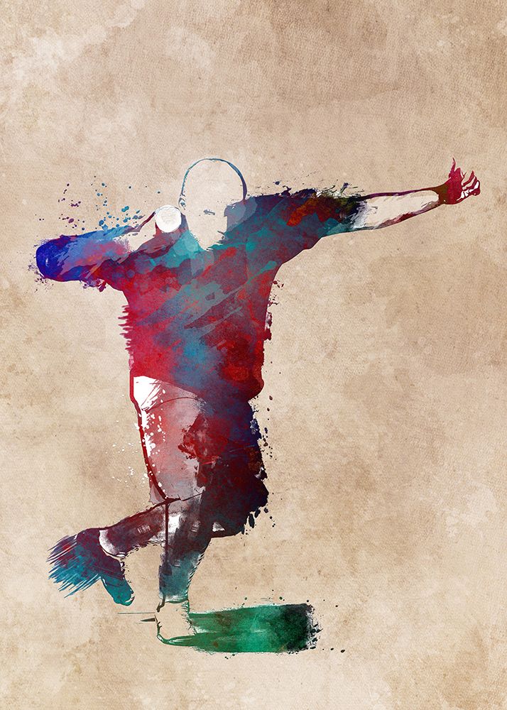 Sport Shot Put Art art print by Justyna Jaszke for $57.95 CAD