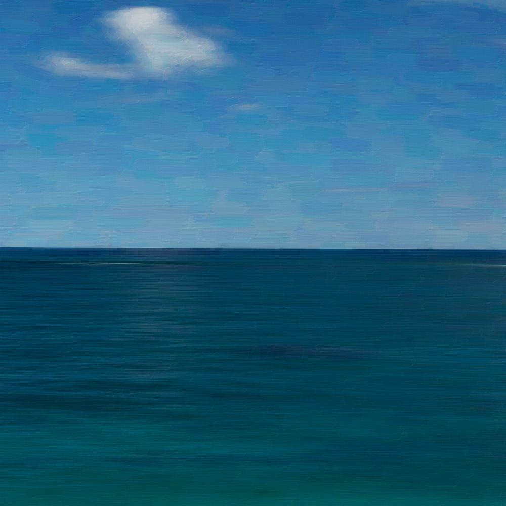 Minimalist Ocean No 1 art print by Lynann Colligan for $57.95 CAD