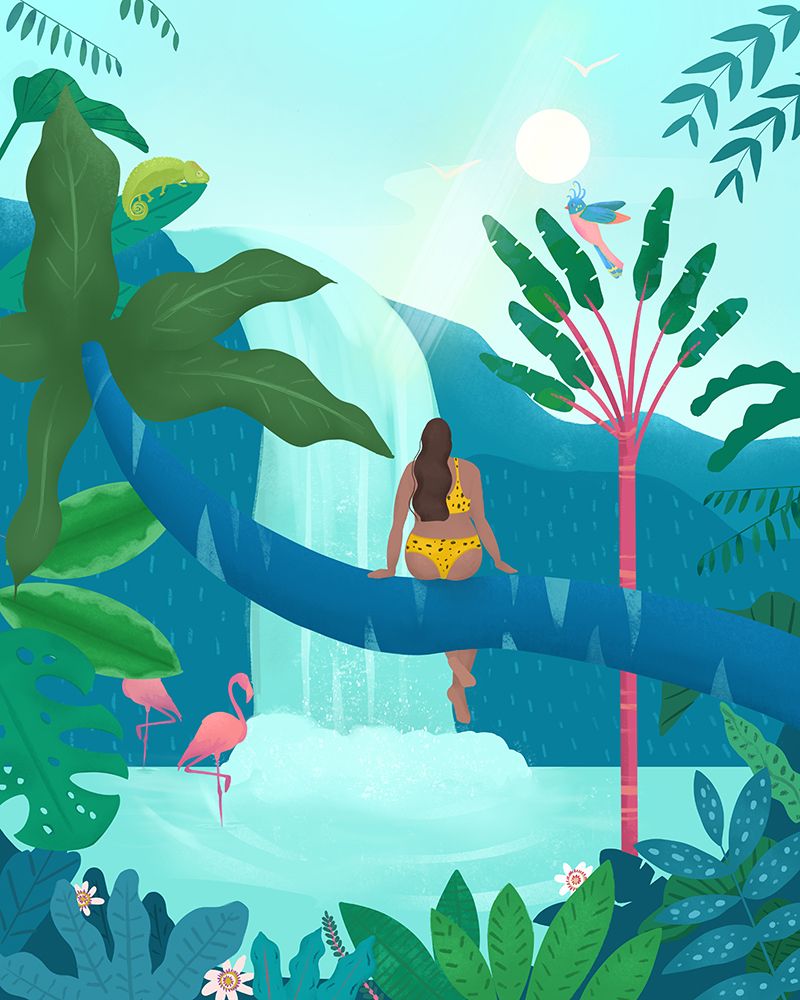 Jungle Girl art print by Petra Lizde for $57.95 CAD