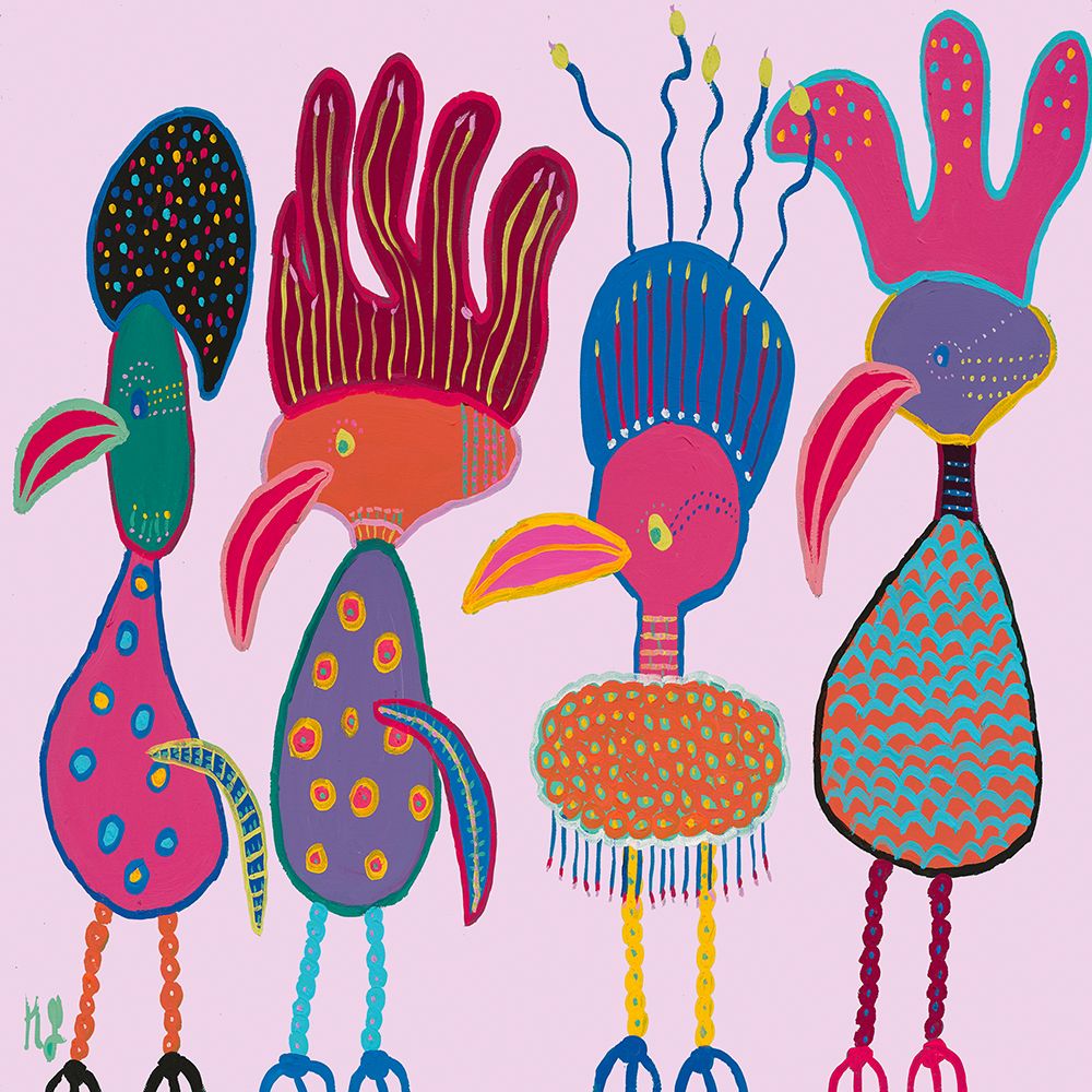 Funny Hats art print by Helen Joynson for $57.95 CAD