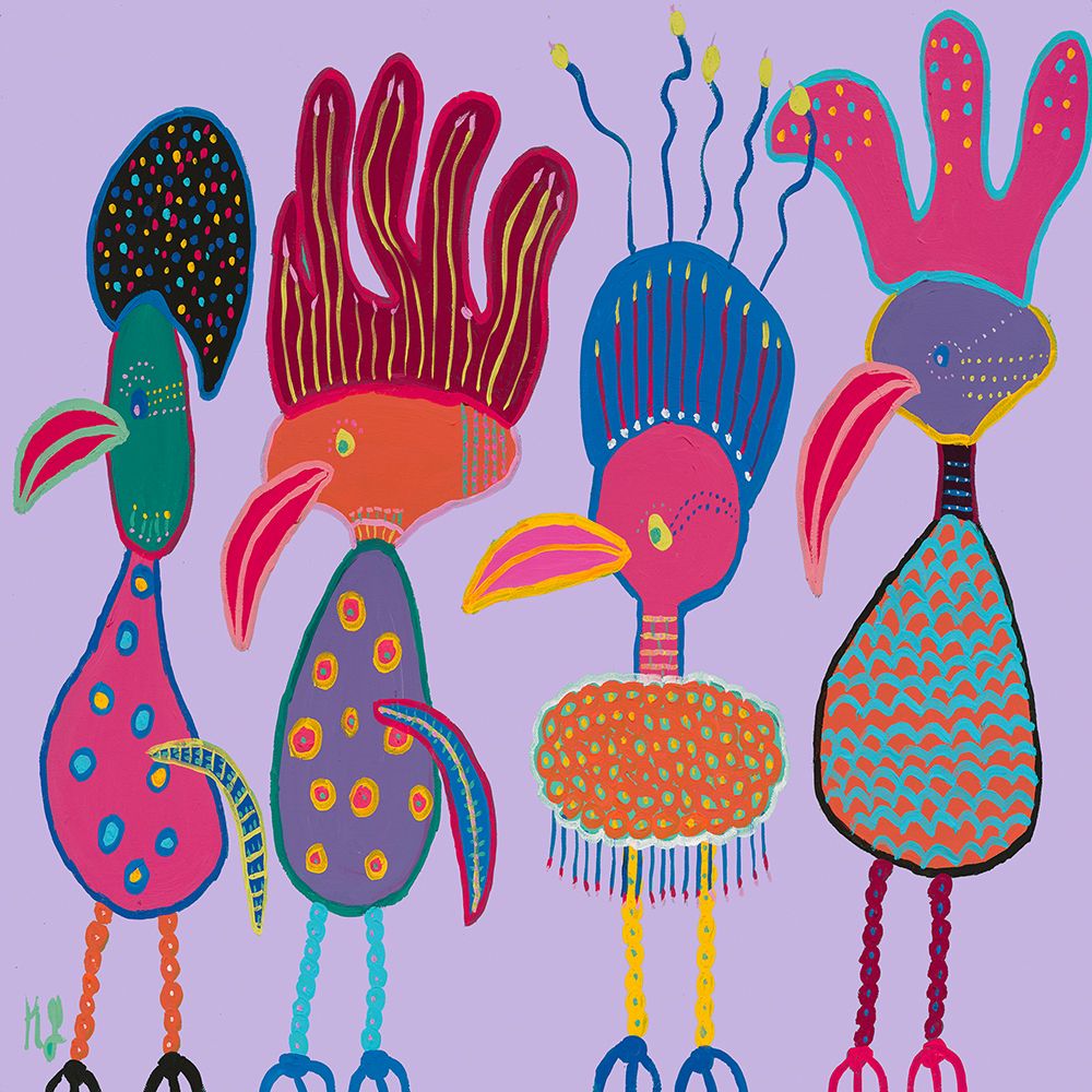 Funny Hats art print by Helen Joynson for $57.95 CAD