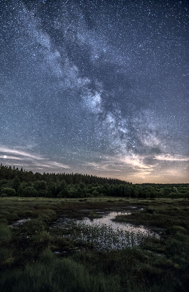 Milky Way above High Fens Nature Park art print by Daniel Wetterau for $57.95 CAD