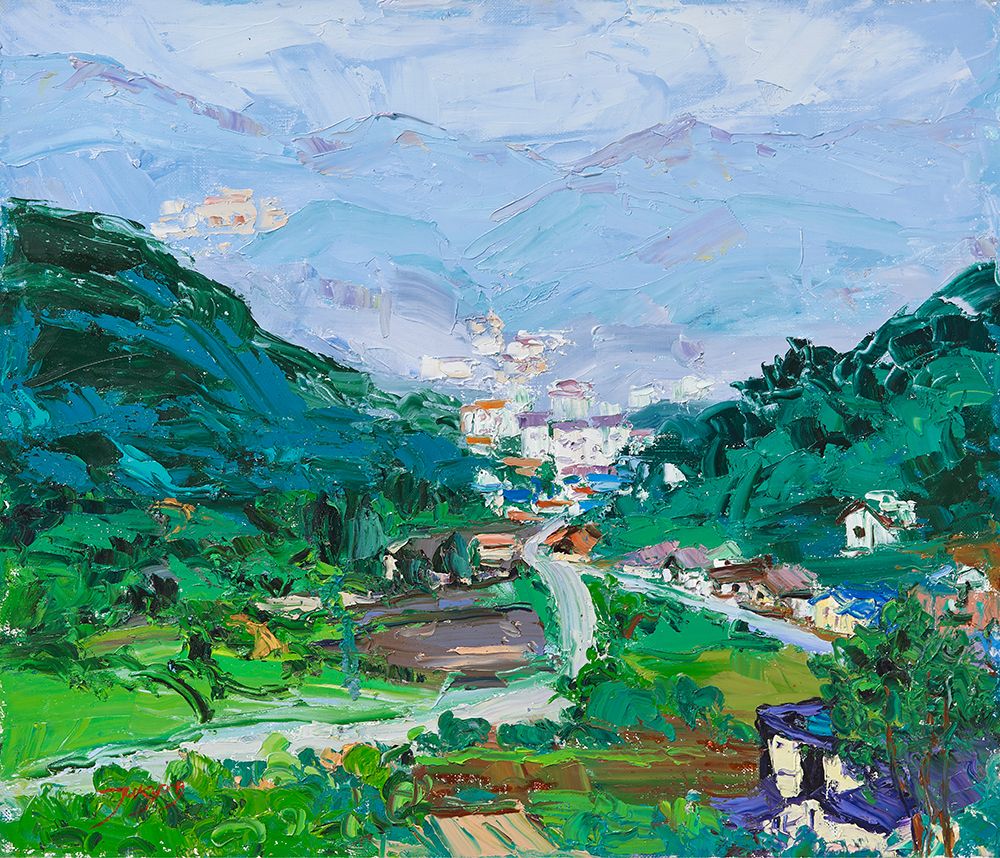 Green Valley art print by Jukyong Park for $57.95 CAD