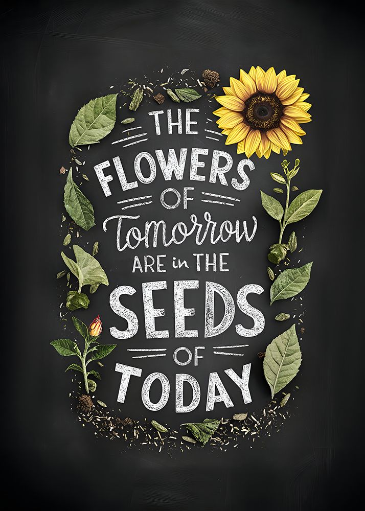The Flowers Of Tomorrow Are In The Seeds Of Today art print by Andreas Magnusson for $57.95 CAD